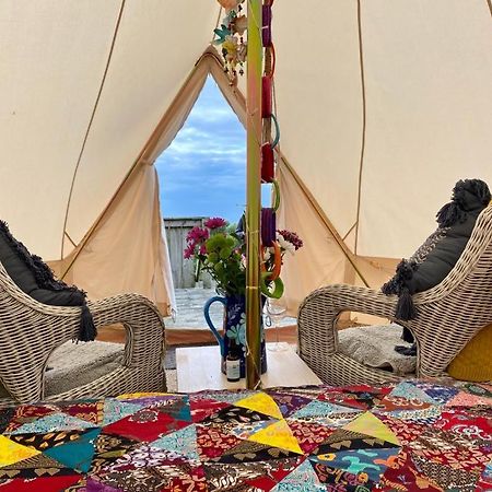 Coastal Stay Bell Tent Porthgain Екстер'єр фото